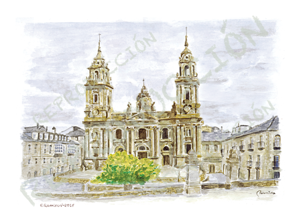 Catedral..Dende a Muralla