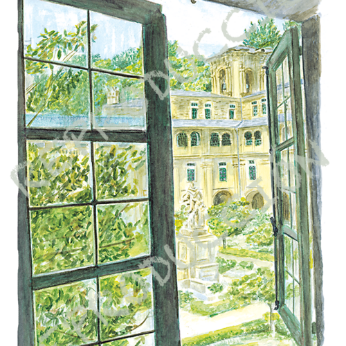 Padre Feijoo desde la ventana