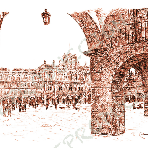 Plaza mayor desde el Corrillo