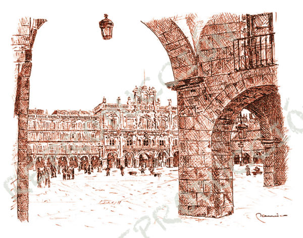 Plaza mayor desde el Corrillo