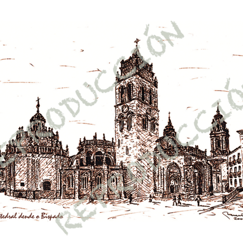 Catedral dende o Bispado