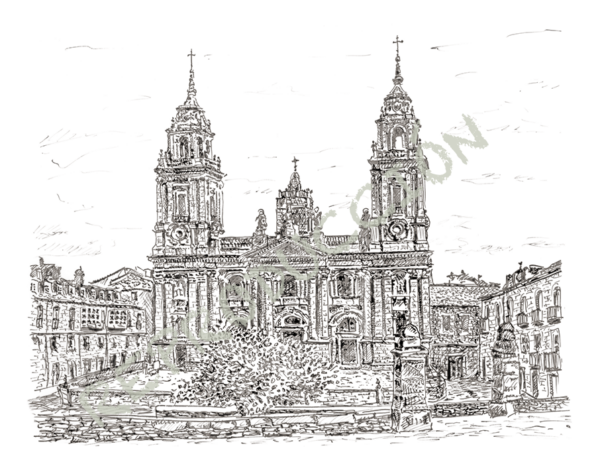 DPC007-R Catedral, dende a Muralla