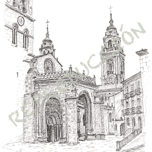 Catedral dende o Bispado
