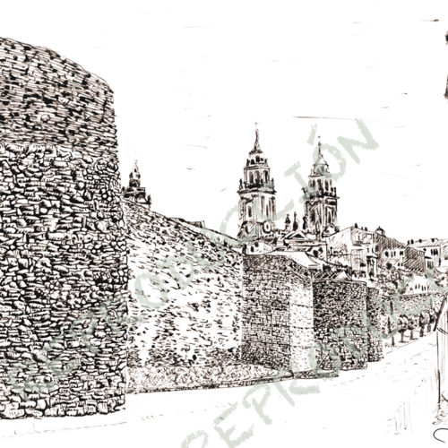 Muralla... máis a Catedral
